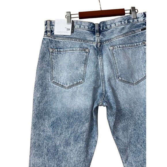 Kancan high waisted relaxed thigh tapered leg mom jeans distressed size 11 new - Picture 10 of 14